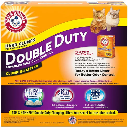 Double Duty Clumping Litter, 20lb Box