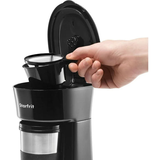 Drip Coffee Maker with Bonus Travel Mug