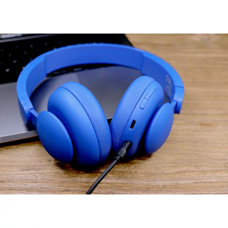 Wireless Bluetooth On-Ear Headphones - Blue