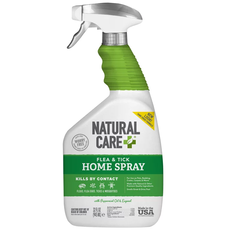 Natural Care+ Flea and Tick Home Spray for Dogs, Cats and Home