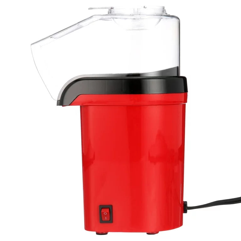 Retro Hot Air Popcorn Maker, 1200W, Oil&BPA Free, Red