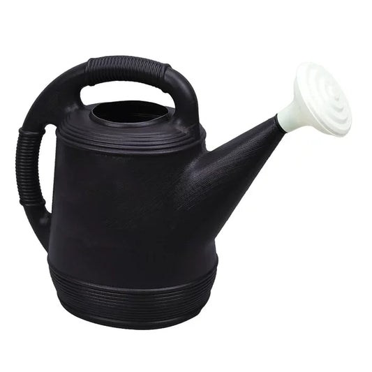Expert Gardener 2 Gallon Resin Watering Can, Black