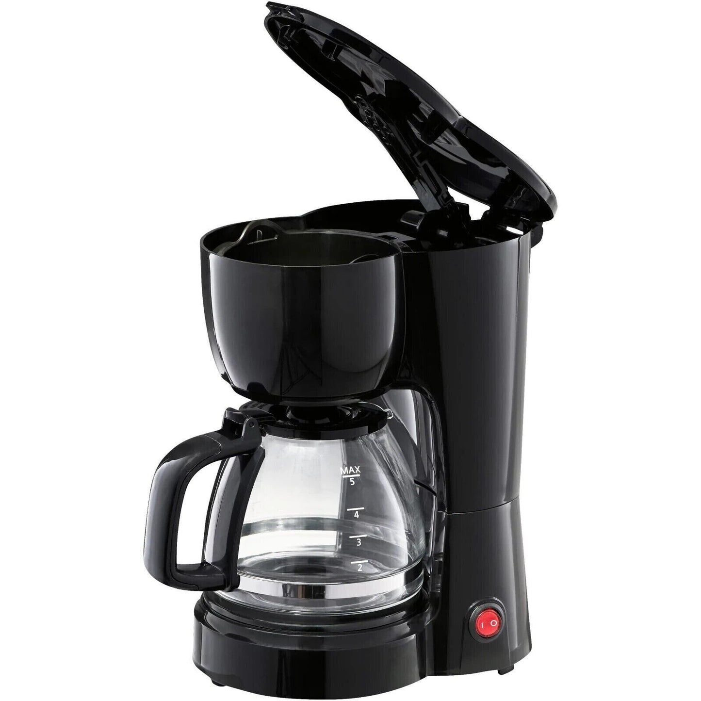 Black 5 Cup Drip Coffee Maker